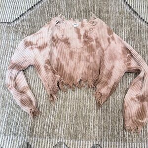 Lane 201 distressed sweater